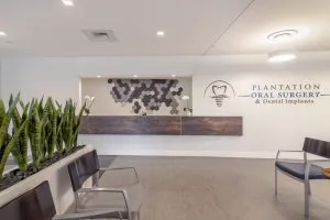 The entranceway to the plantation oral surgery office